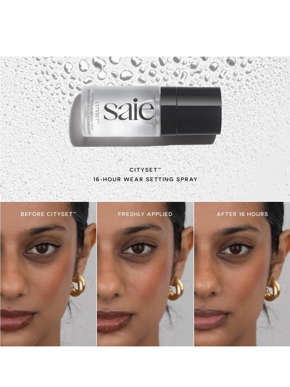 Saie CitySet Lightweight Setting Spray mini 30ml
